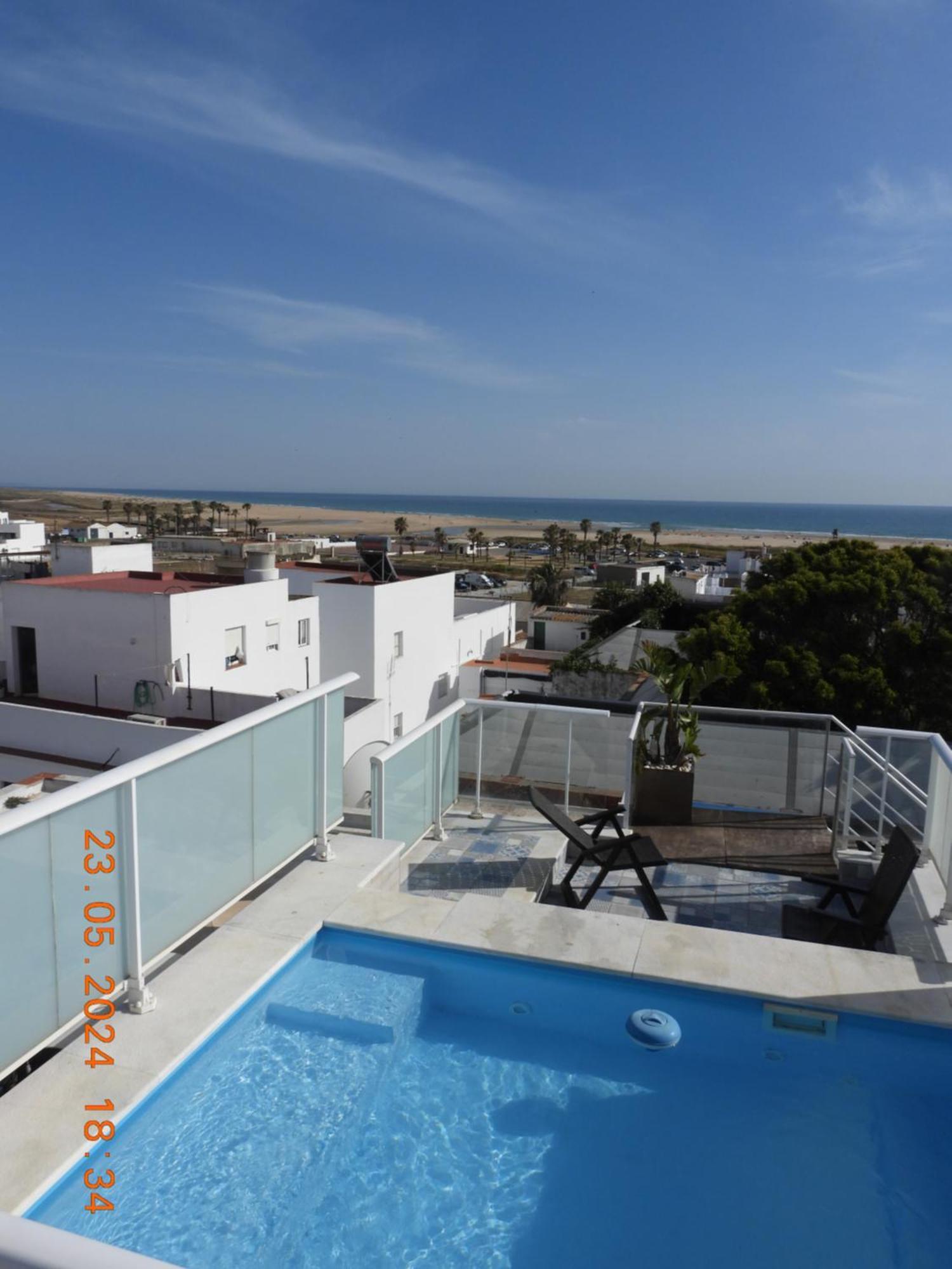 Aba Penthouse, Piscina&Azotea Privada Apartment Conil De La Frontera Bagian luar foto